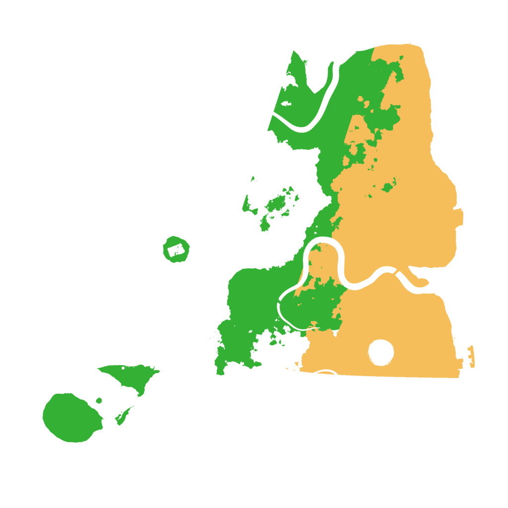 Biome Rust Map: Procedural Map, Size: 3500, Seed: 1975008567