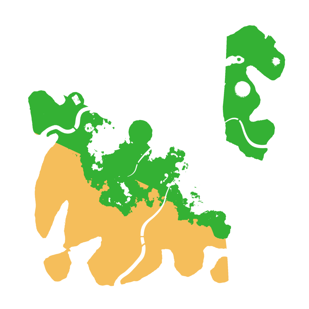 Biome Rust Map: Procedural Map, Size: 3500, Seed: 1100236715