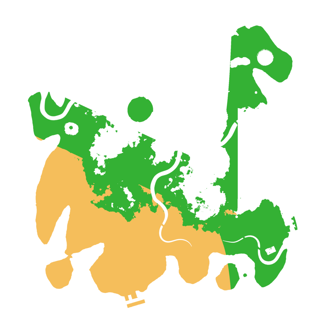 Biome Rust Map: Procedural Map, Size: 3500, Seed: 1100236715