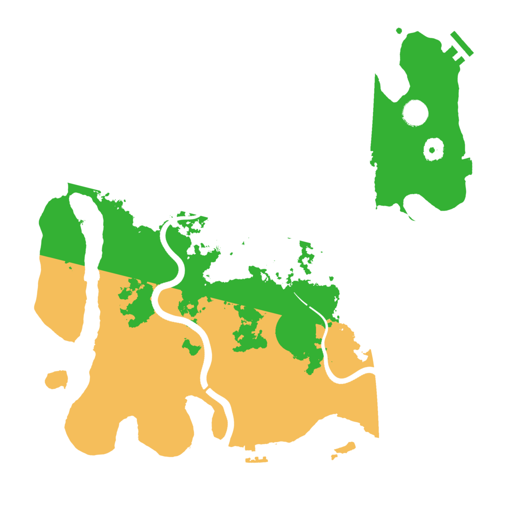 Biome Rust Map: Procedural Map, Size: 3500, Seed: 1781012521