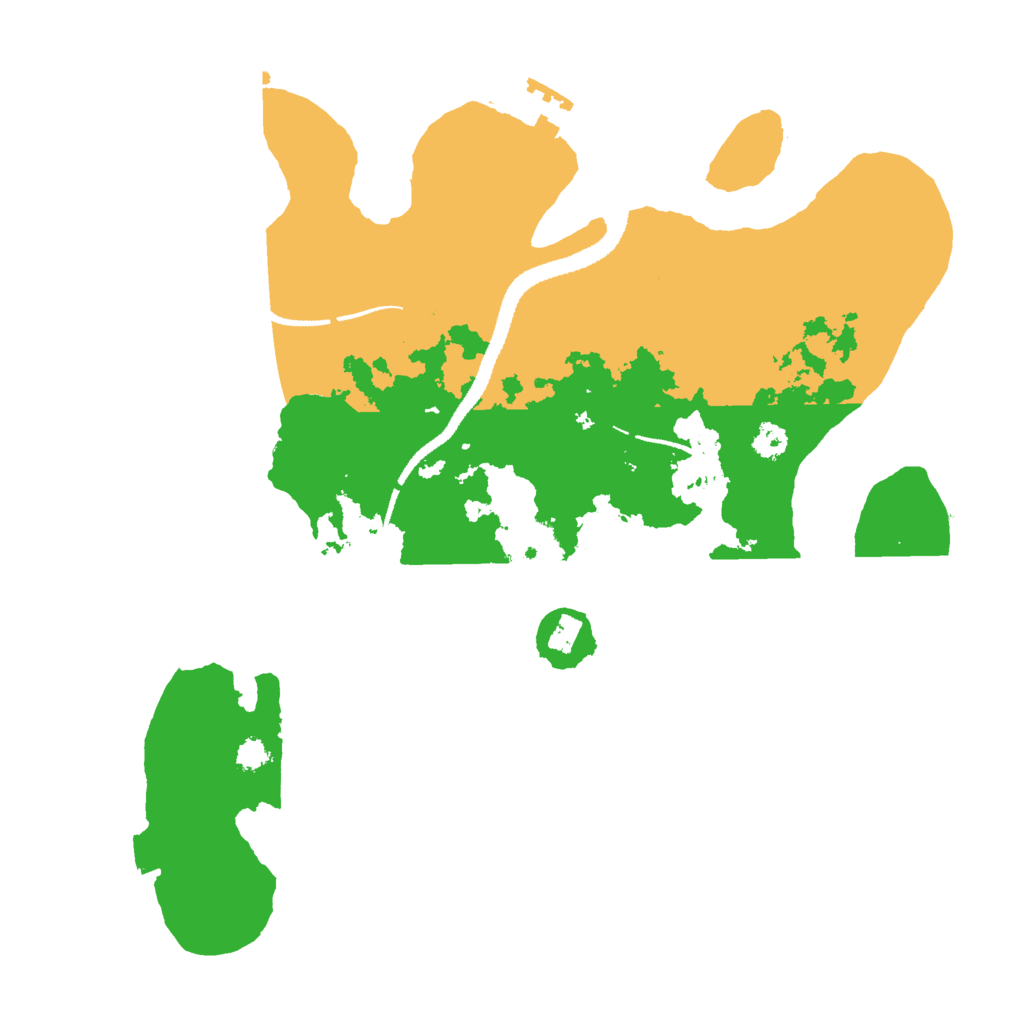 Biome Rust Map: Procedural Map, Size: 3000, Seed: 31572