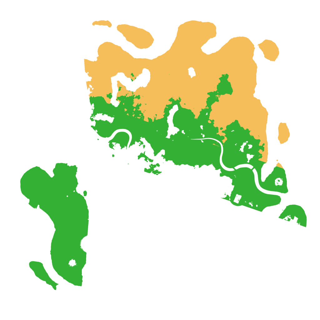 Biome Rust Map: Procedural Map, Size: 4000, Seed: 573159019