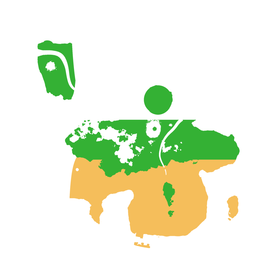 Biome Rust Map: Procedural Map, Size: 2500, Seed: 337617930