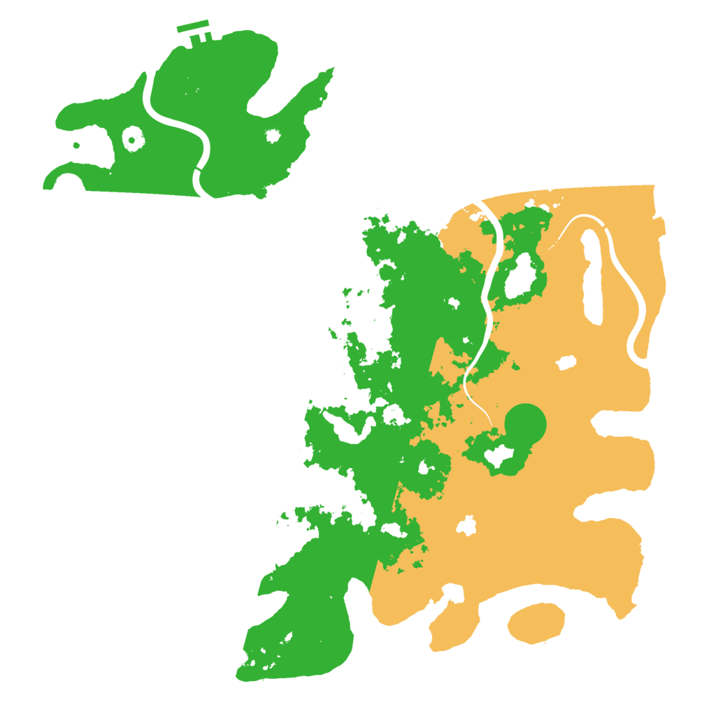 Biome Rust Map: Procedural Map, Size: 4500, Seed: 22052025