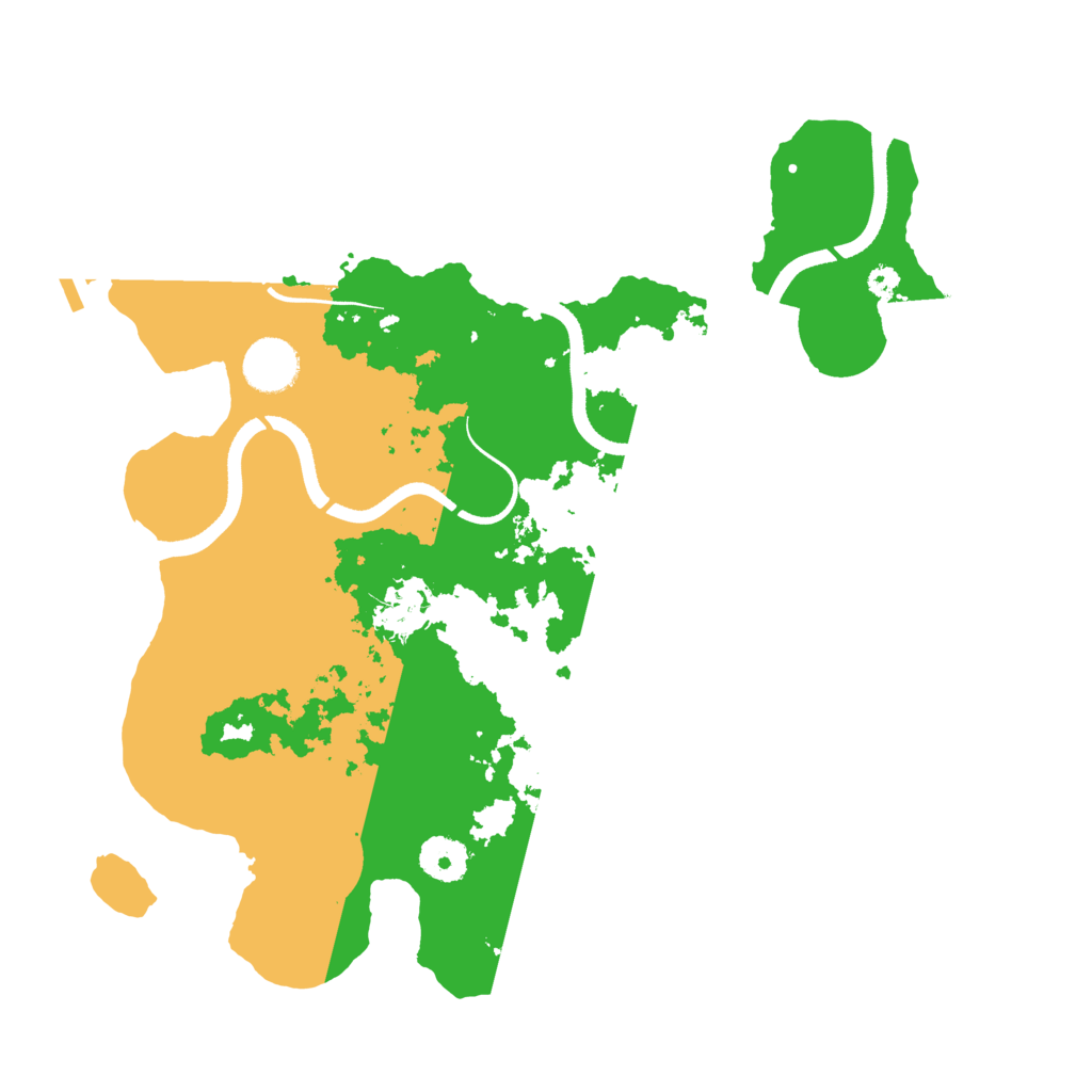 Biome Rust Map: Procedural Map, Size: 3500, Seed: 313283242