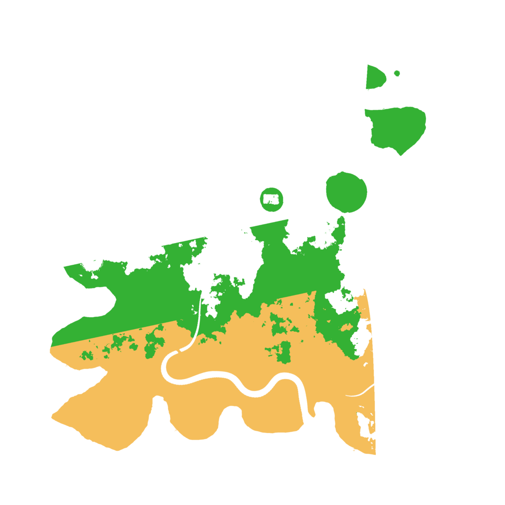 Biome Rust Map: Procedural Map, Size: 3500, Seed: 1263816788