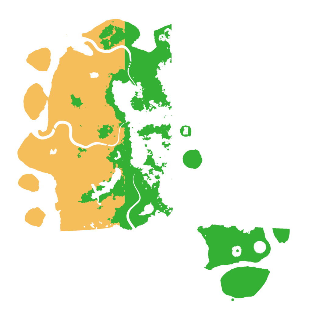 Biome Rust Map: Procedural Map, Size: 4500, Seed: 78054