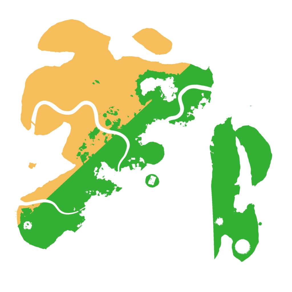 Biome Rust Map: Procedural Map, Size: 3500, Seed: 980944048