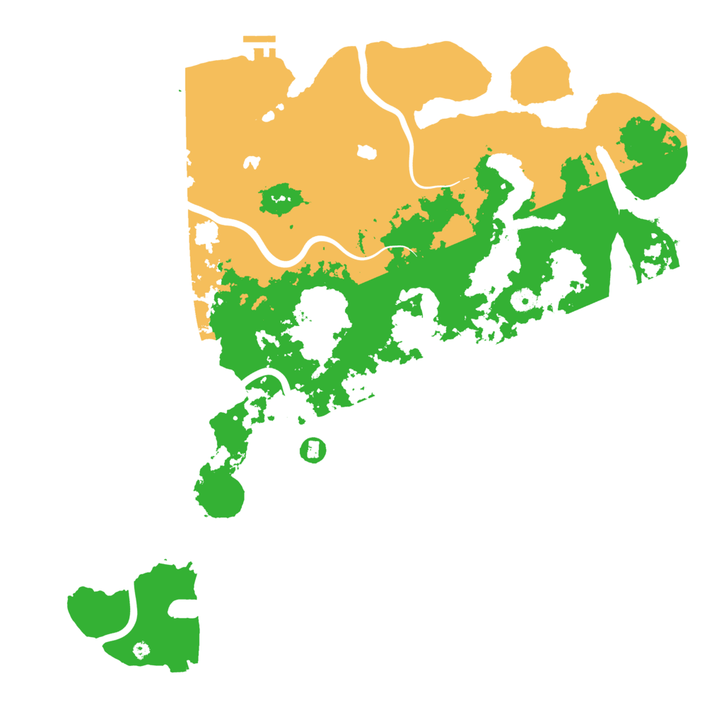 Biome Rust Map: Procedural Map, Size: 4500, Seed: 637348743