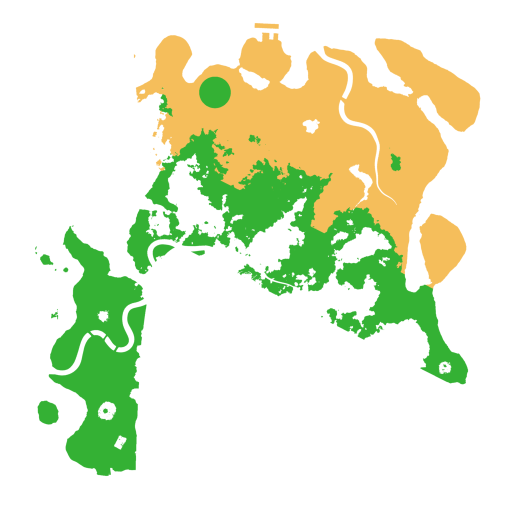 Biome Rust Map: Procedural Map, Size: 4300, Seed: 56464884