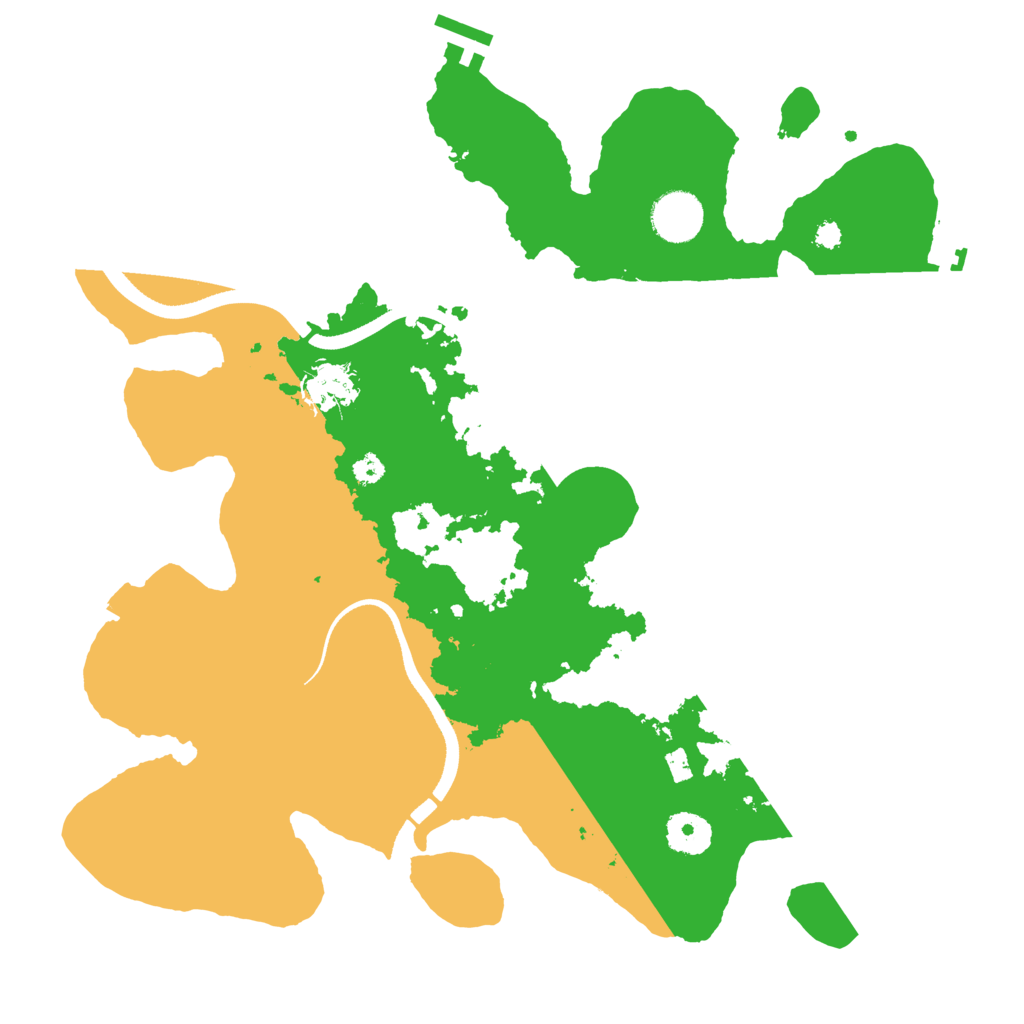 Biome Rust Map: Procedural Map, Size: 3500, Seed: 154722131