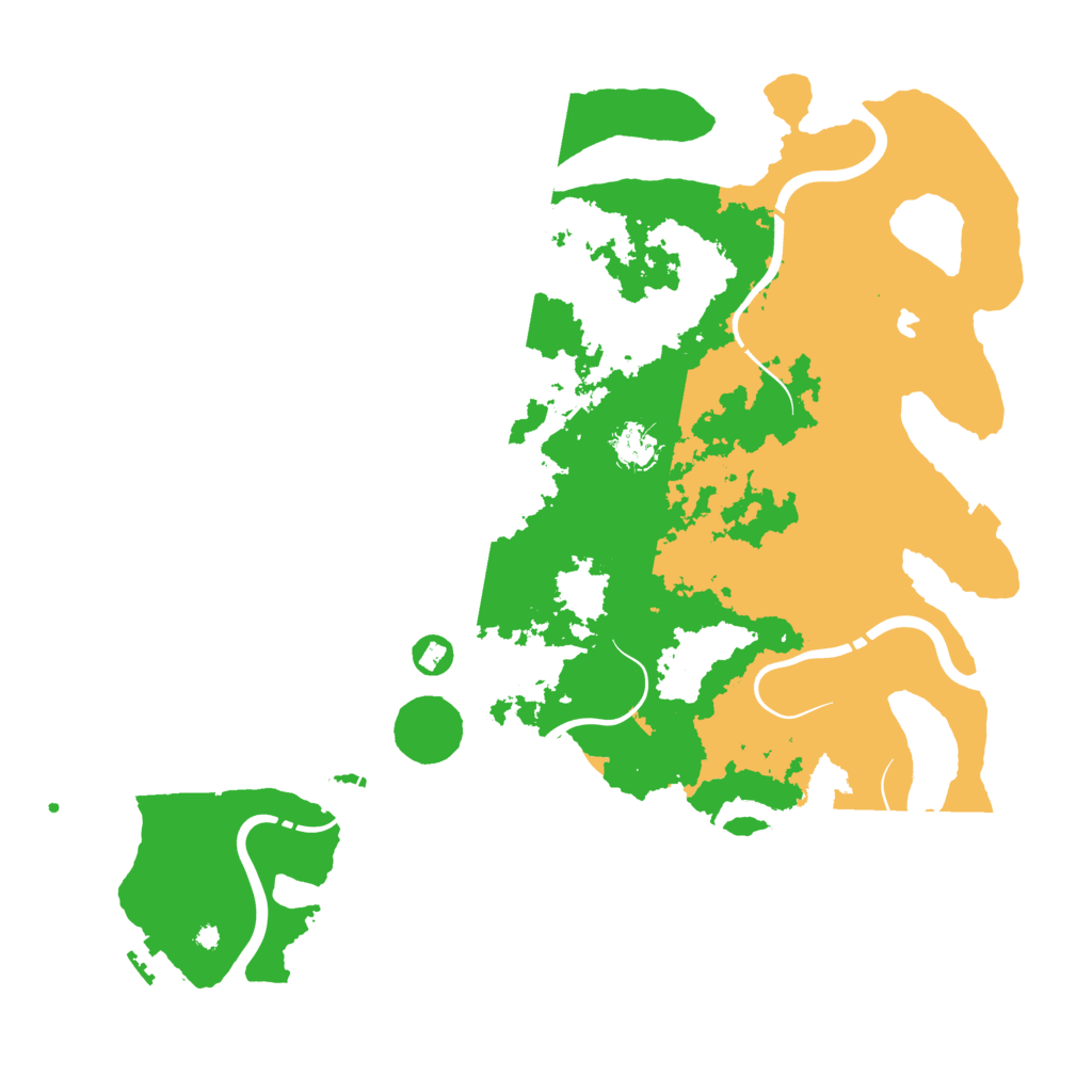 Biome Rust Map: Procedural Map, Size: 4250, Seed: 548711852