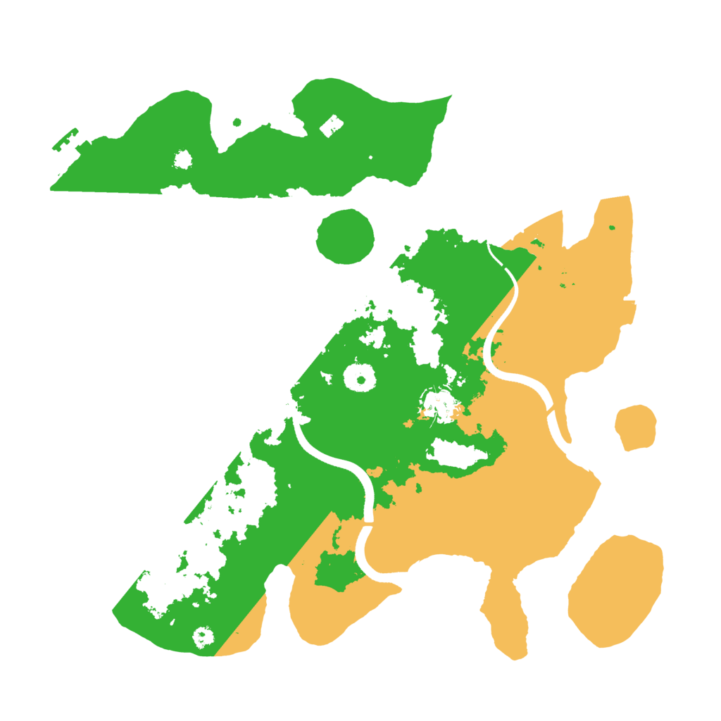 Biome Rust Map: Procedural Map, Size: 3500, Seed: 1847315644