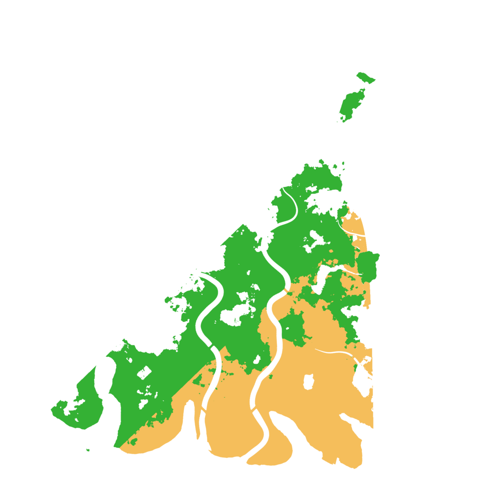 Biome Rust Map: Procedural Map, Size: 4000, Seed: 1107148271