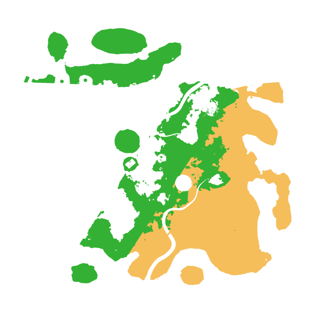 Biome Rust Map: Procedural Map, Size: 3500, Seed: 908345467