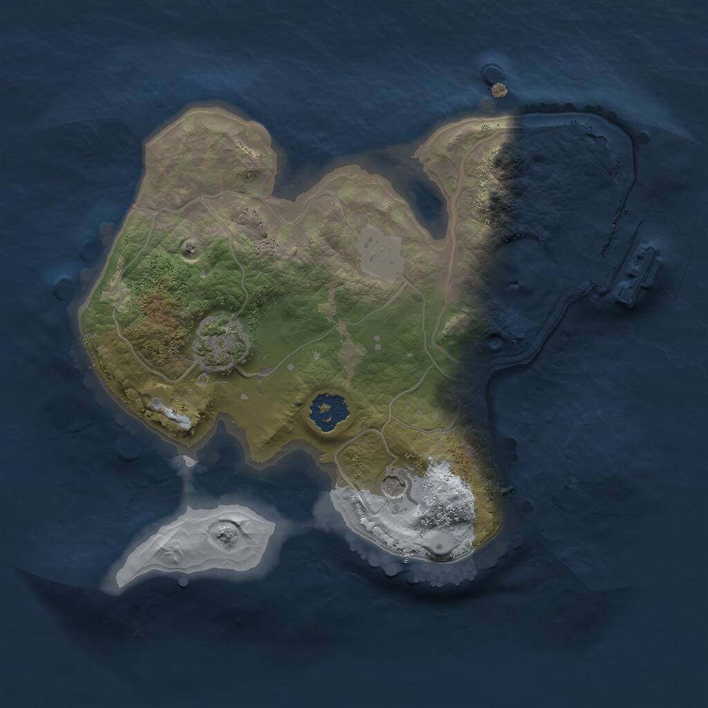 Rust Map: Procedural Map, Size: 1900, Seed: 167493932, 4 Monuments
