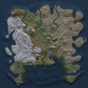Thumbnail Rust Map: Procedural Map, Size: 4250, Seed: 1554148666, 17 Monuments