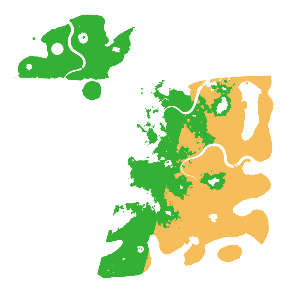 Biome Rust Map: Procedural Map, Size: 4300, Seed: 22052025