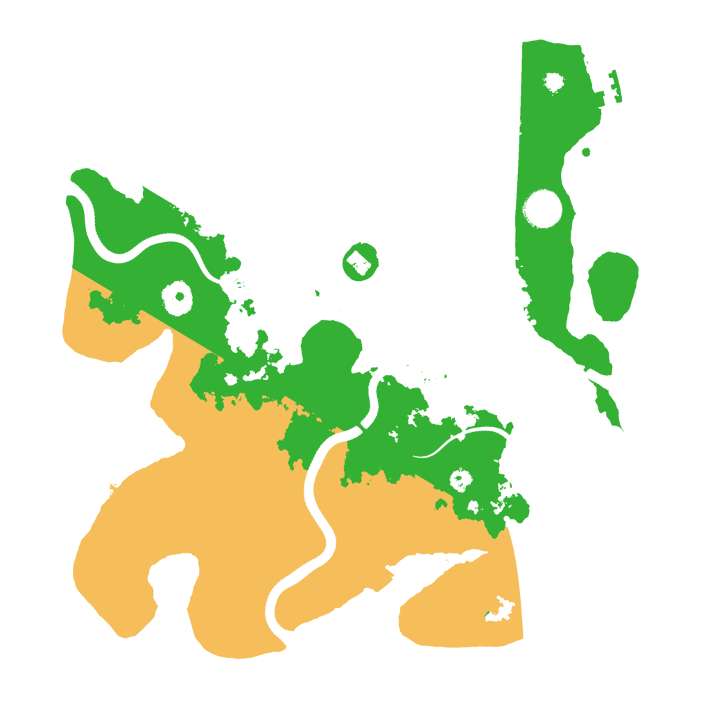 Biome Rust Map: Procedural Map, Size: 3300, Seed: 1701149219