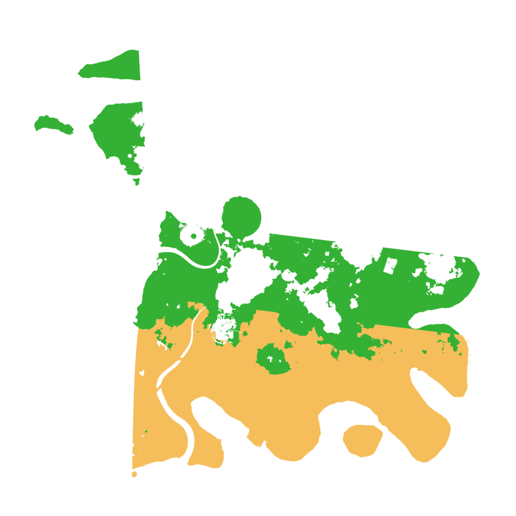Biome Rust Map: Procedural Map, Size: 3500, Seed: 572629155