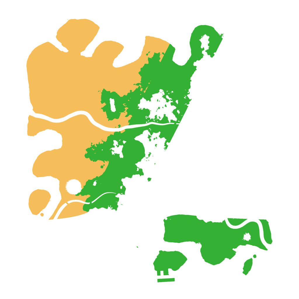 Biome Rust Map: Procedural Map, Size: 3500, Seed: 1838444426