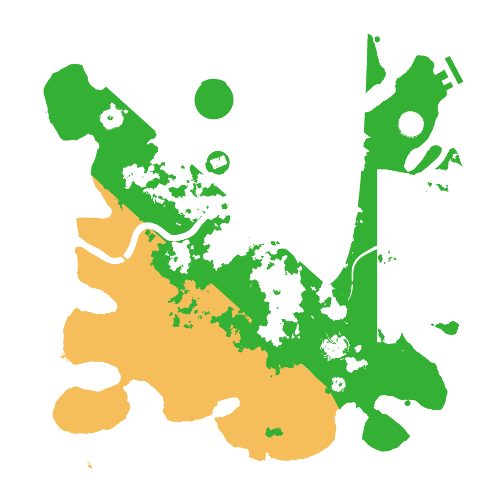 Biome Rust Map: Procedural Map, Size: 3500, Seed: 1717767588