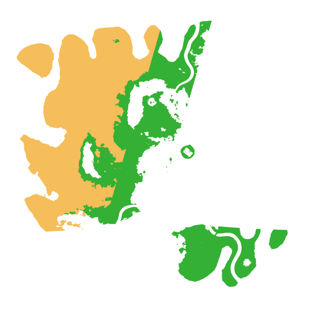 Biome Rust Map: Procedural Map, Size: 3750, Seed: 1156700236