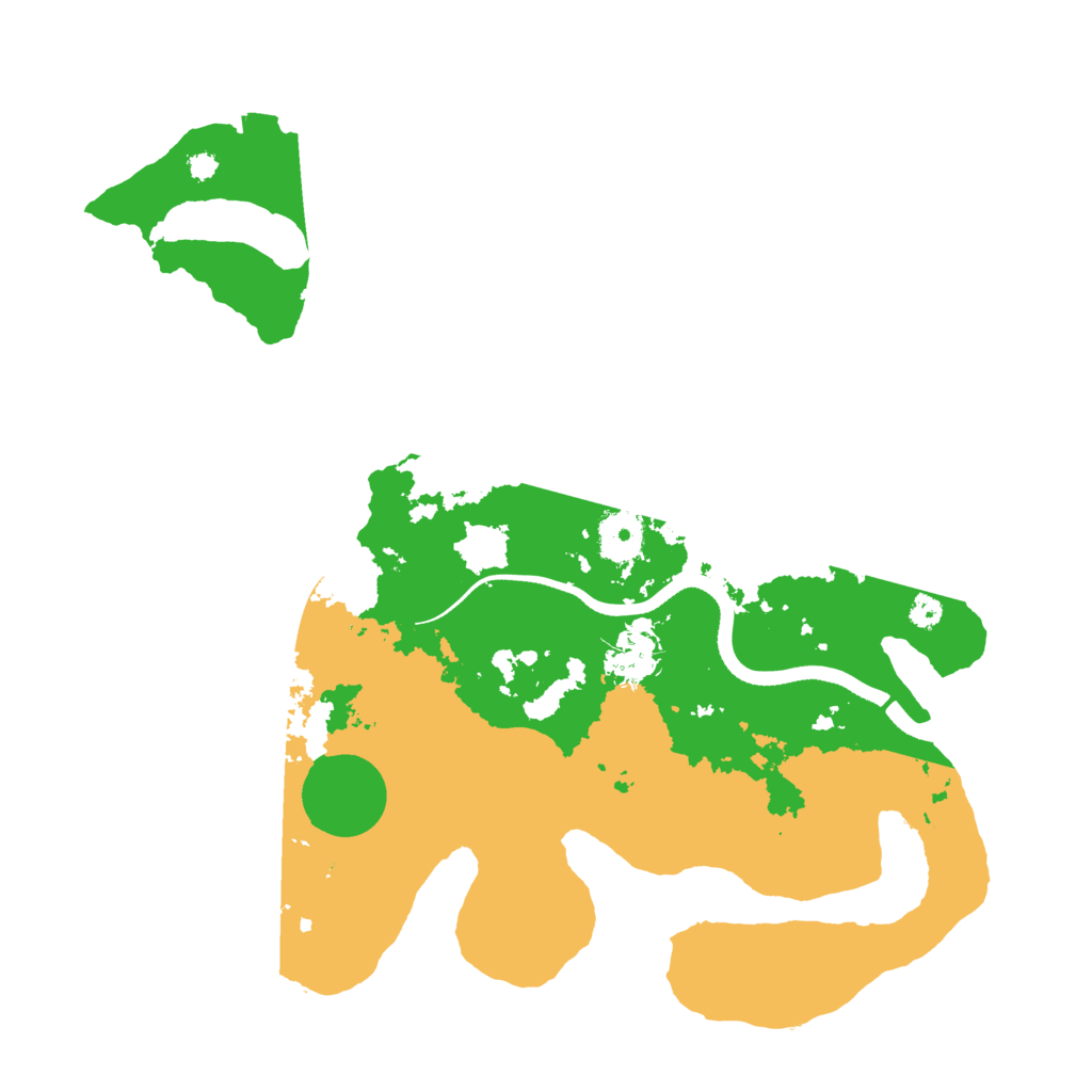 Biome Rust Map: Procedural Map, Size: 3500, Seed: 78247497