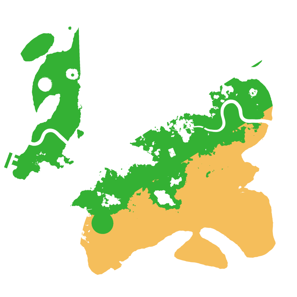 Biome Rust Map: Procedural Map, Size: 3750, Seed: 255335772