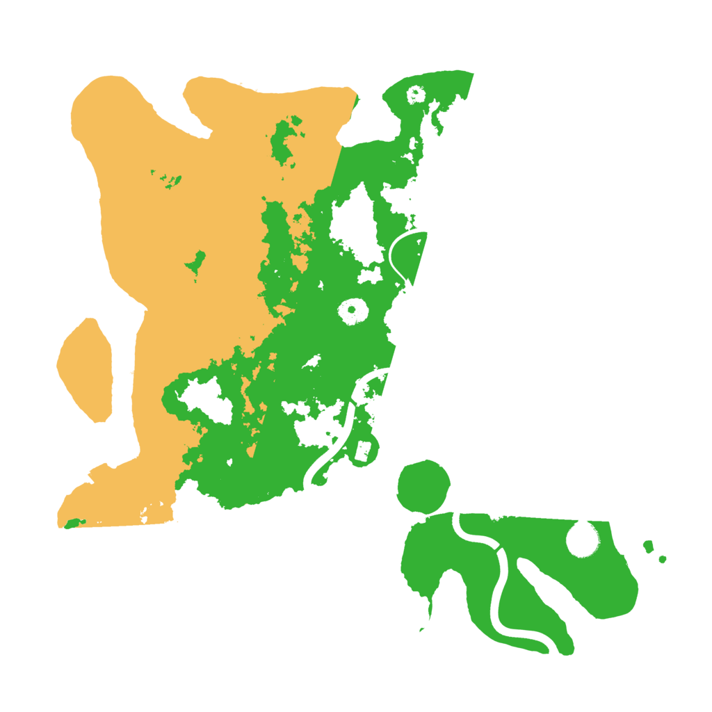 Biome Rust Map: Procedural Map, Size: 3800, Seed: 1965453142