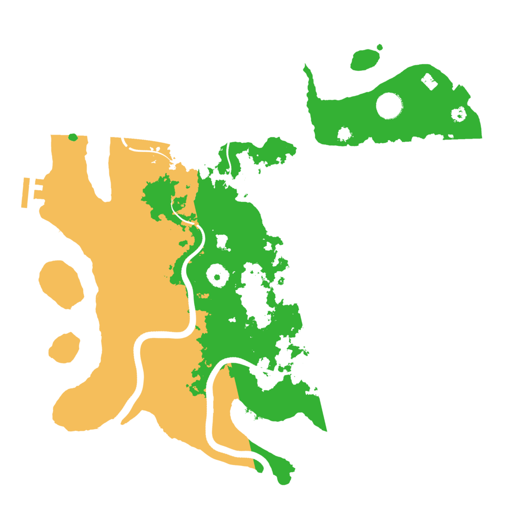 Biome Rust Map: Procedural Map, Size: 3500, Seed: 454172551