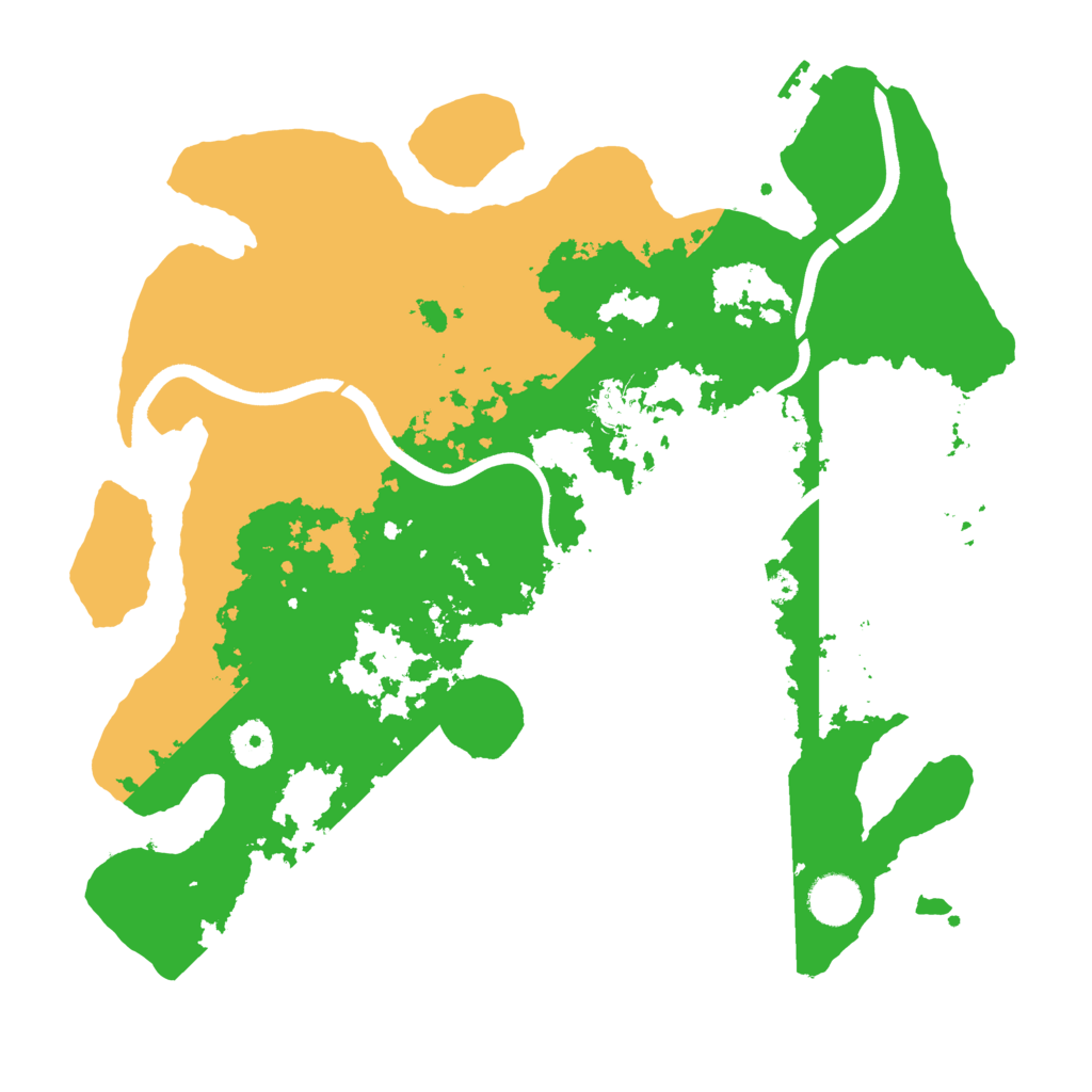 Biome Rust Map: Procedural Map, Size: 3700, Seed: 1823210553