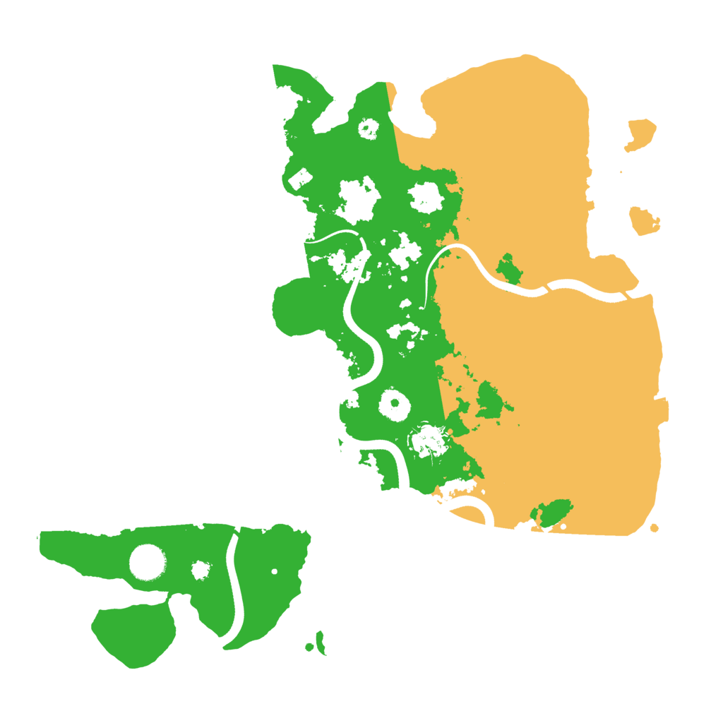 Biome Rust Map: Procedural Map, Size: 3500, Seed: 1183340100