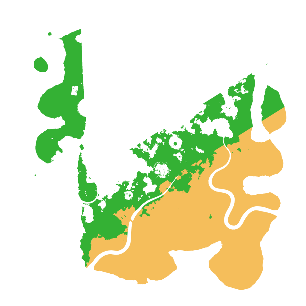 Biome Rust Map: Procedural Map, Size: 3500, Seed: 1042972544