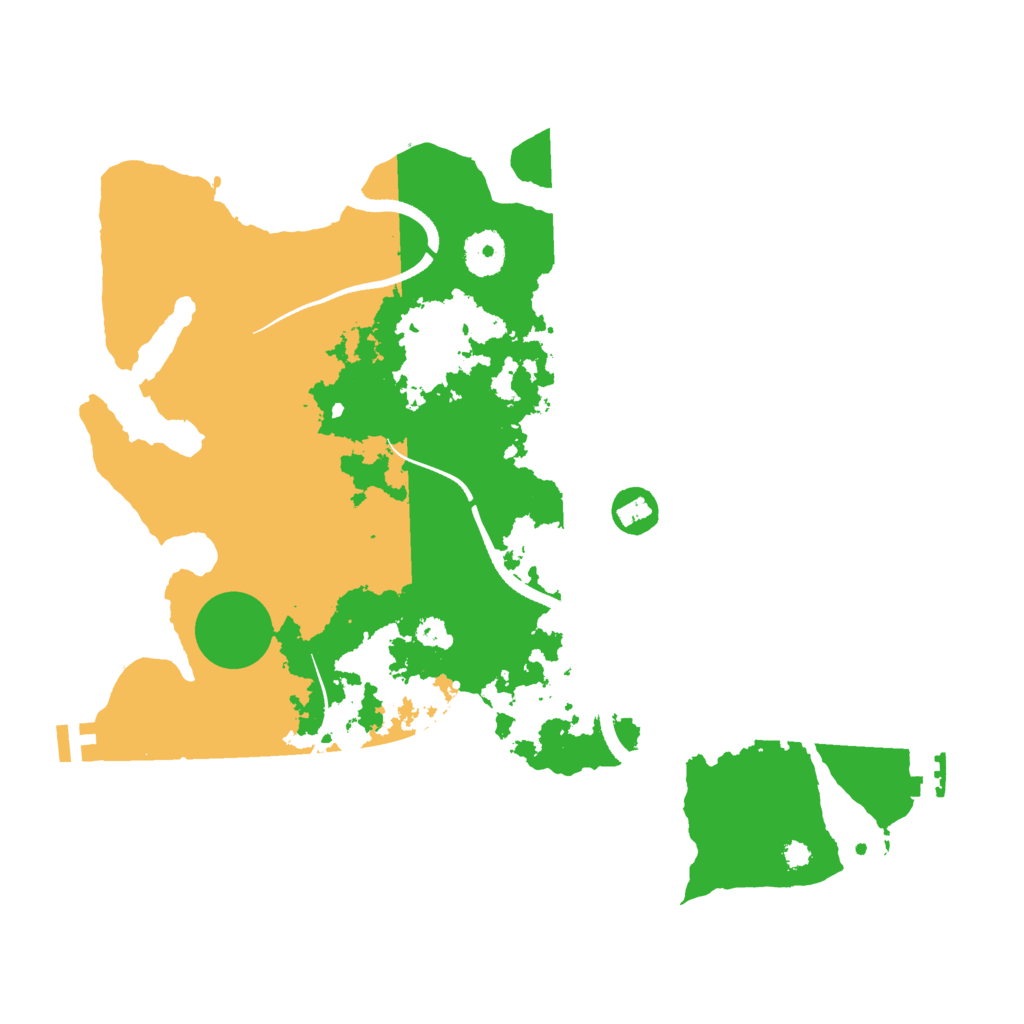 Biome Rust Map: Procedural Map, Size: 3500, Seed: 133746154