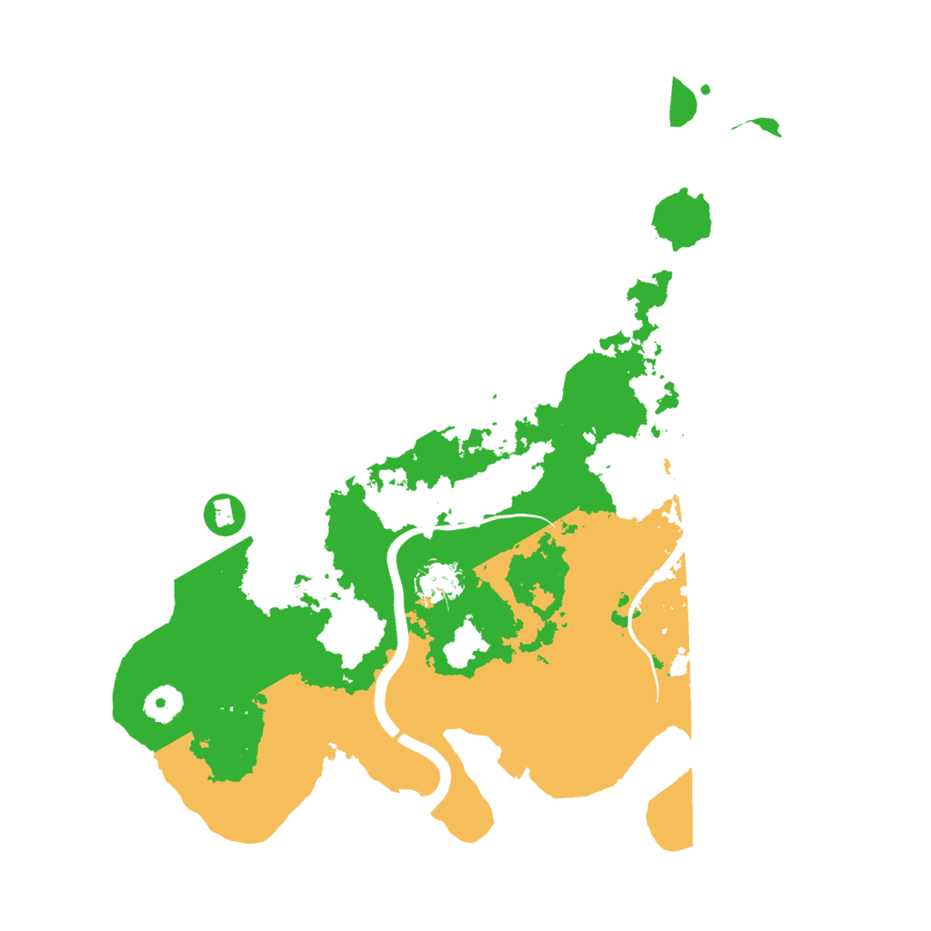 Biome Rust Map: Procedural Map, Size: 3750, Seed: 319439566