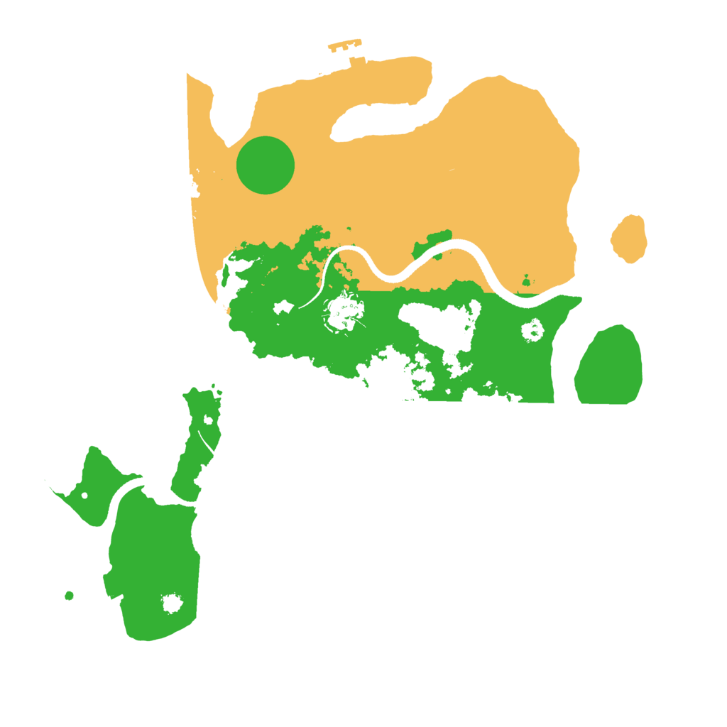 Biome Rust Map: Procedural Map, Size: 3300, Seed: 847138476