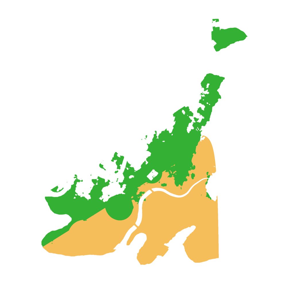 Biome Rust Map: Procedural Map, Size: 3000, Seed: 8018