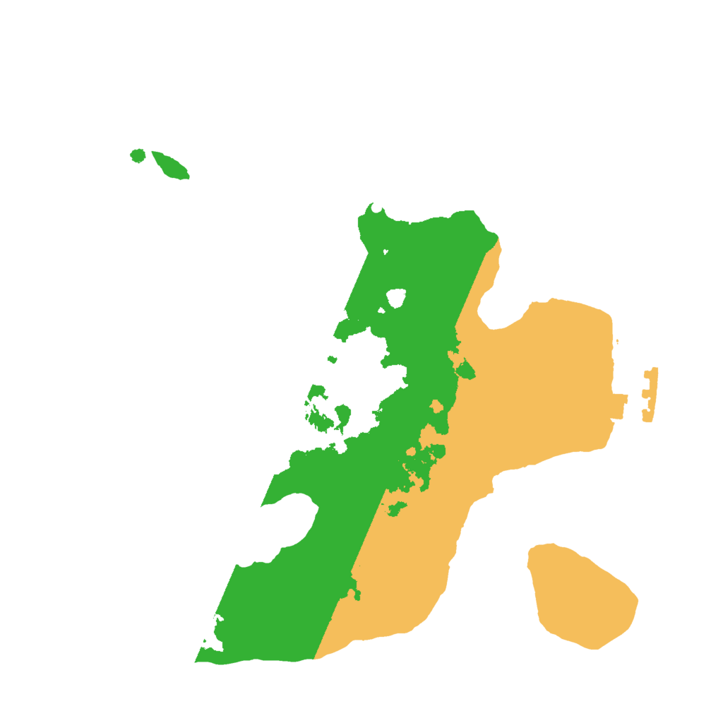 Biome Rust Map: Procedural Map, Size: 2000, Seed: 34463244