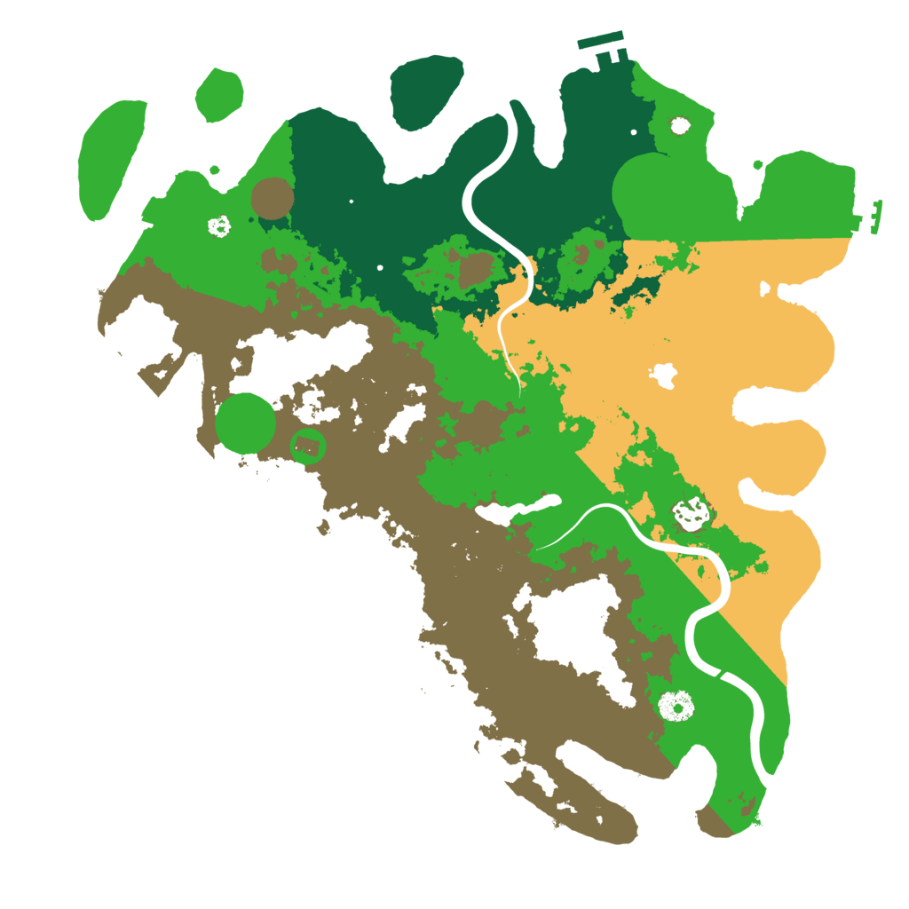 Biome Rust Map: Procedural Map, Size: 4000, Seed: 24945339