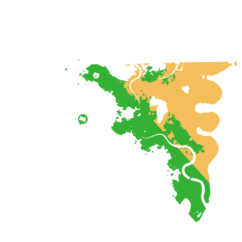 Biome Rust Map: Procedural Map, Size: 4000, Seed: 24945339