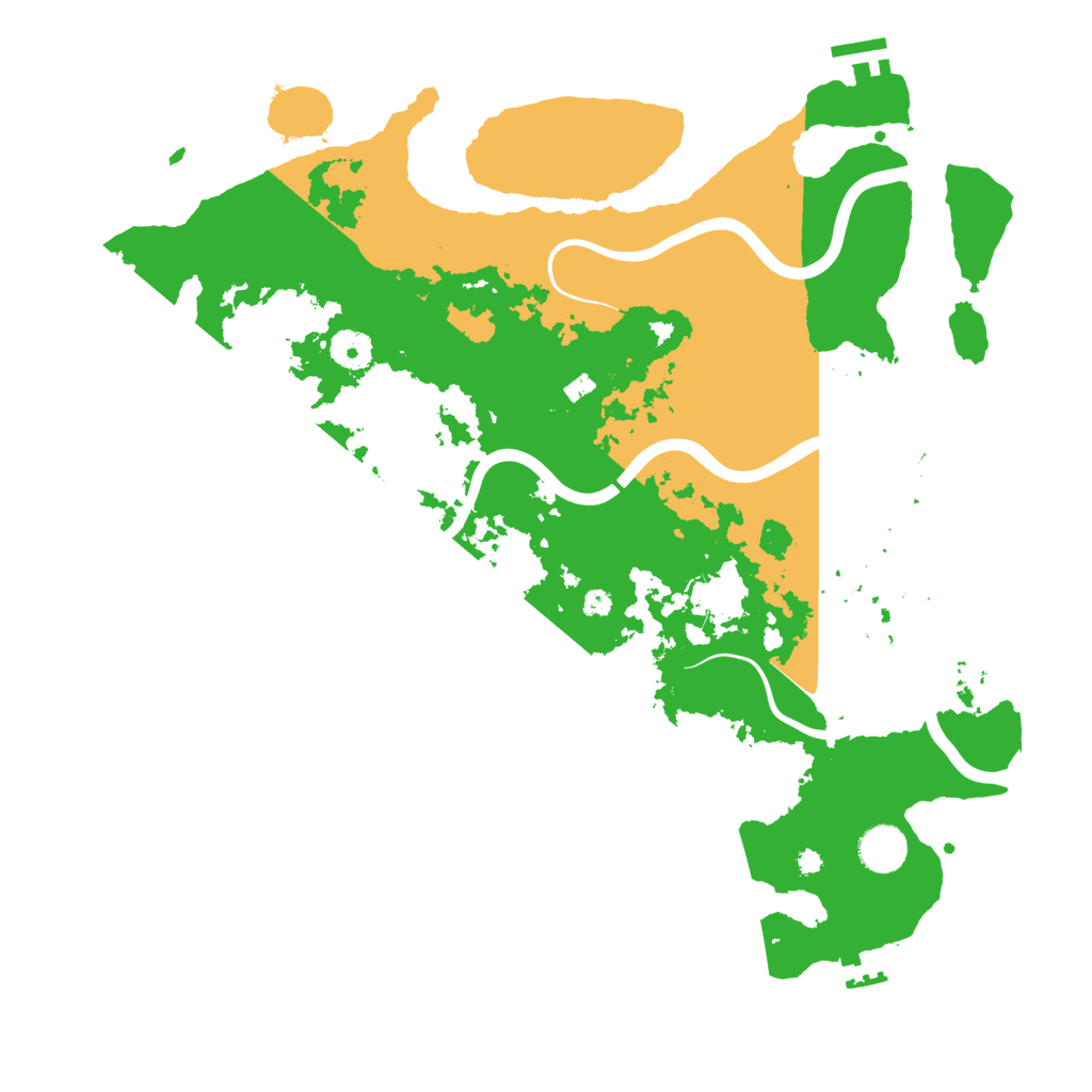 Biome Rust Map: Procedural Map, Size: 3980, Seed: 670310951
