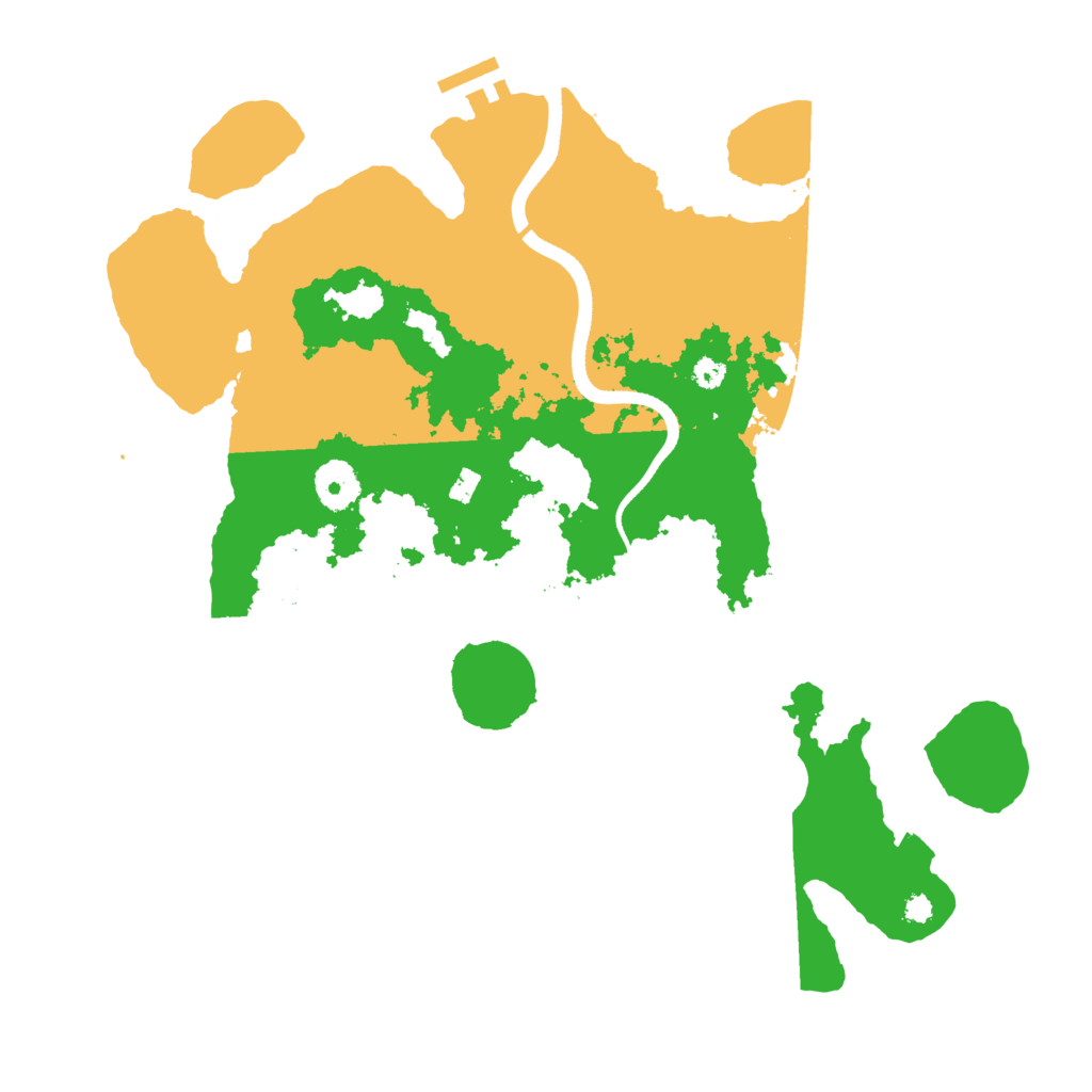 Biome Rust Map: Procedural Map, Size: 3500, Seed: 333132469
