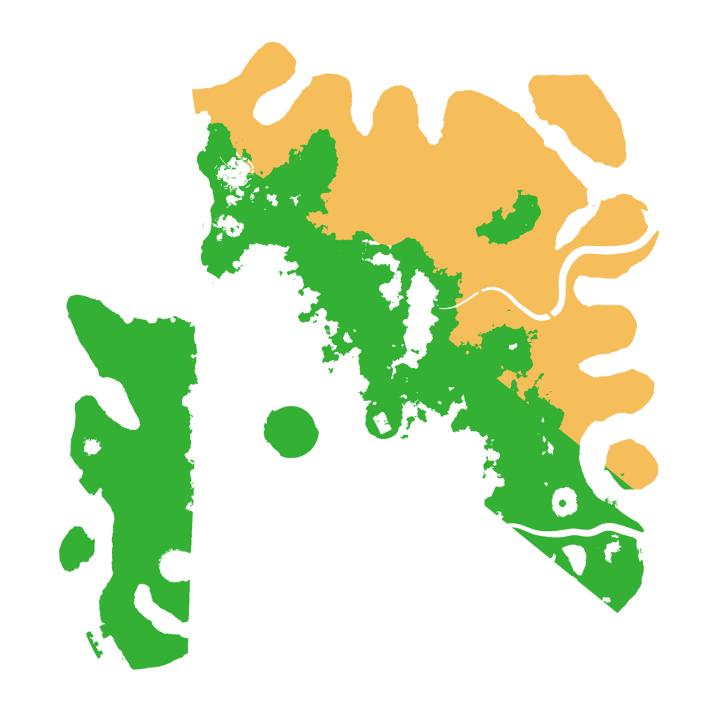 Biome Rust Map: Procedural Map, Size: 3850, Seed: 2066244335