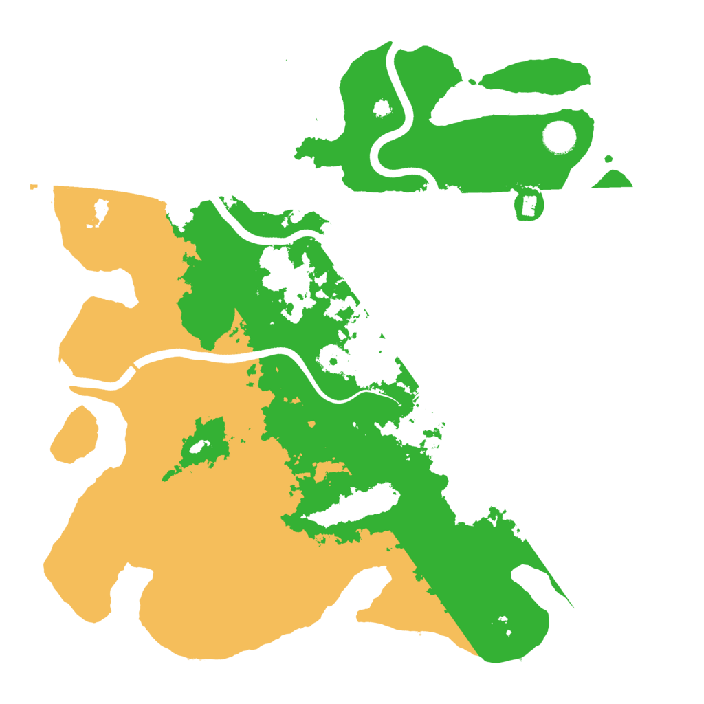 Biome Rust Map: Procedural Map, Size: 3750, Seed: 127072