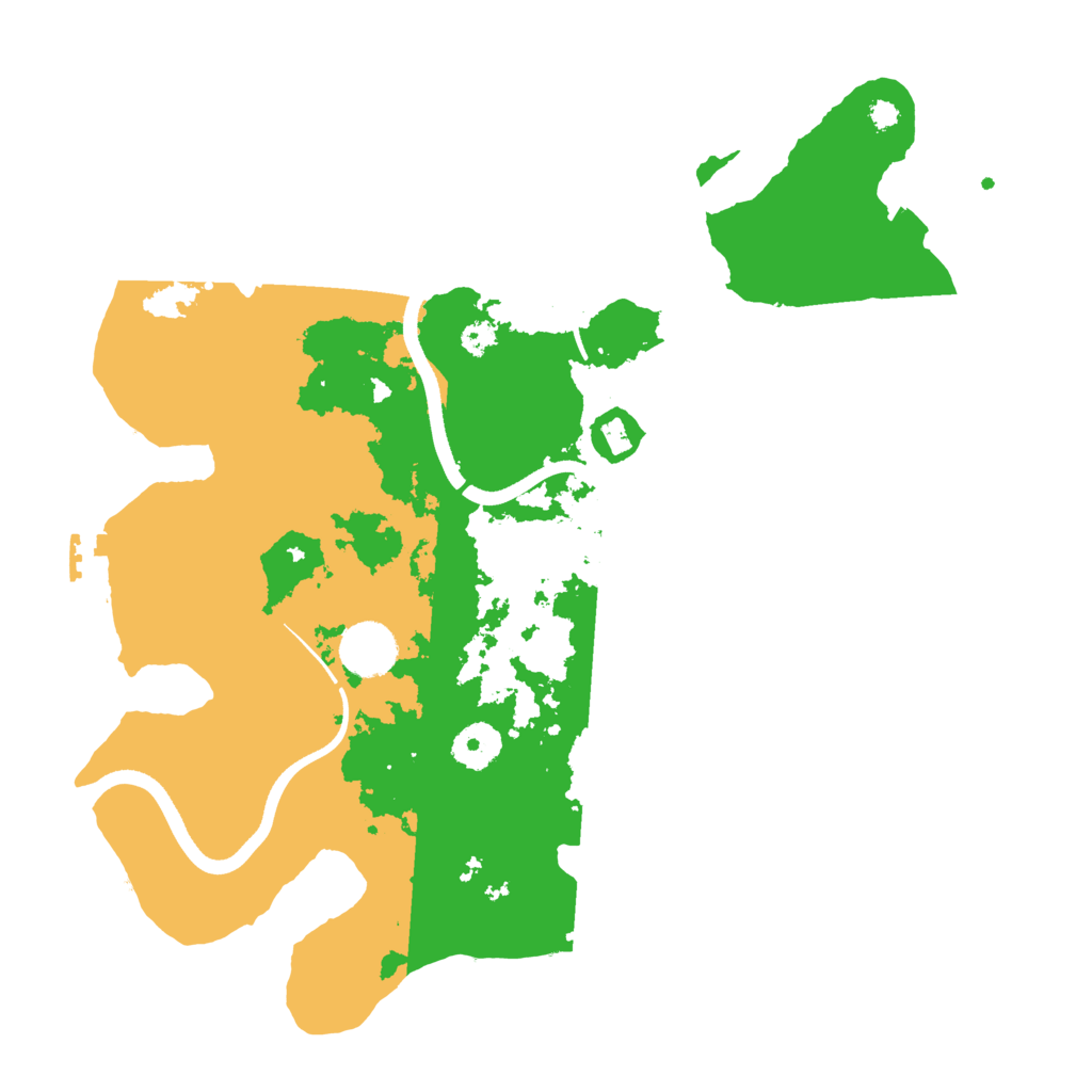 Biome Rust Map: Procedural Map, Size: 3500, Seed: 219868826