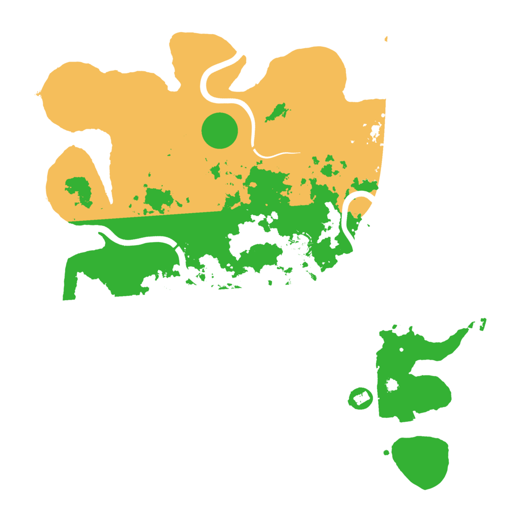 Biome Rust Map: Procedural Map, Size: 3800, Seed: 296018113