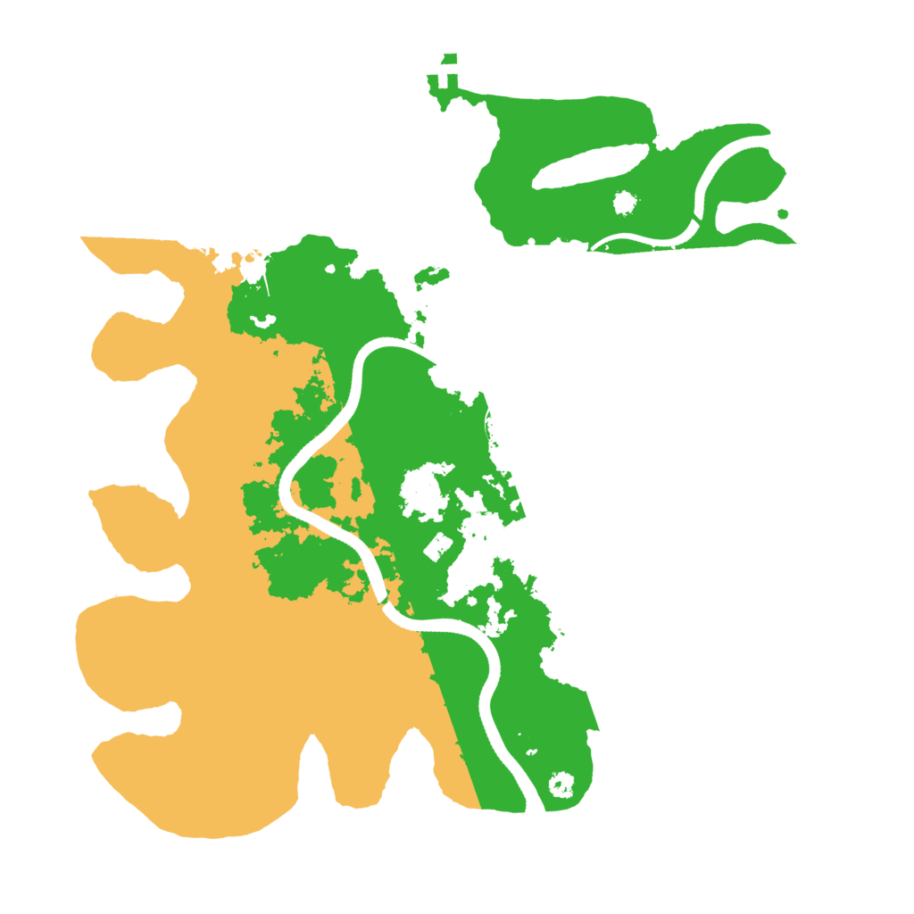 Biome Rust Map: Procedural Map, Size: 3500, Seed: 1998675765