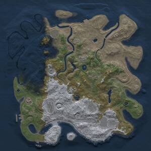 Thumbnail Rust Map: Procedural Map, Size: 4250, Seed: 891495650, 16 Monuments