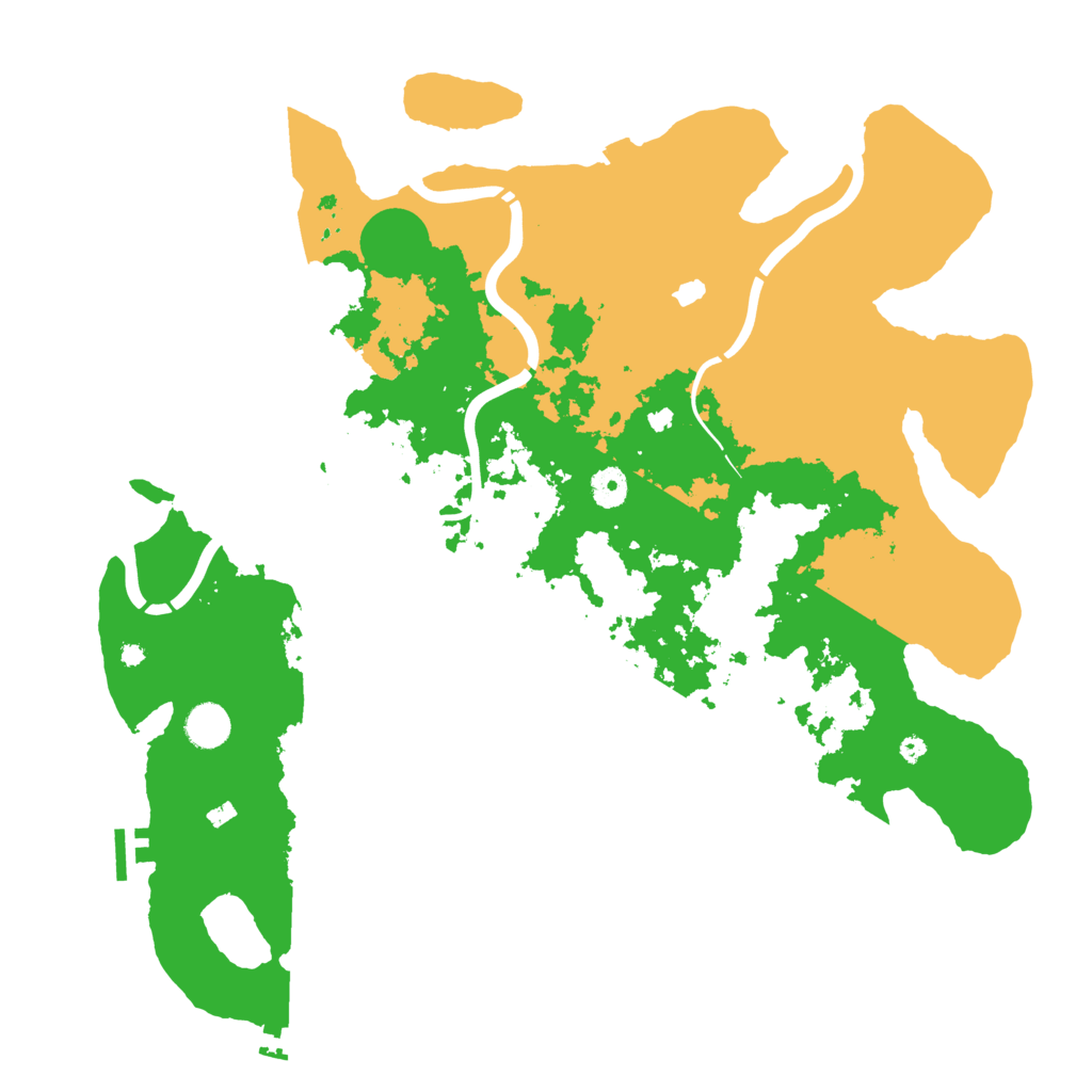 Biome Rust Map: Procedural Map, Size: 4250, Seed: 891495650
